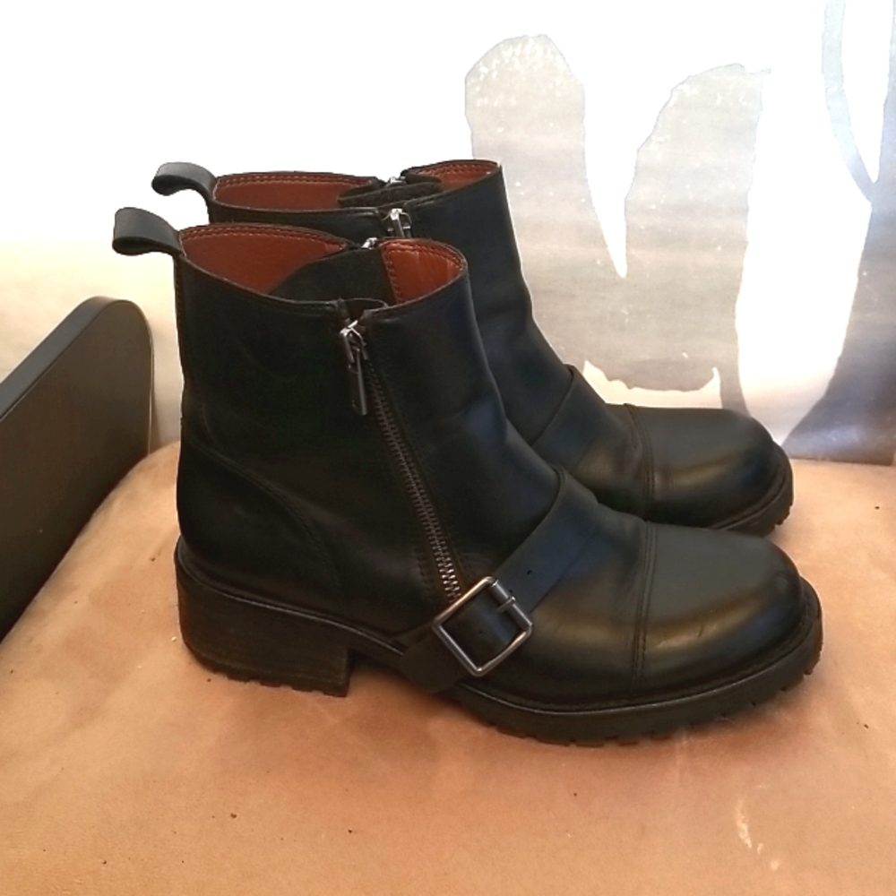 Lucky Brand Double Zipper Boots
